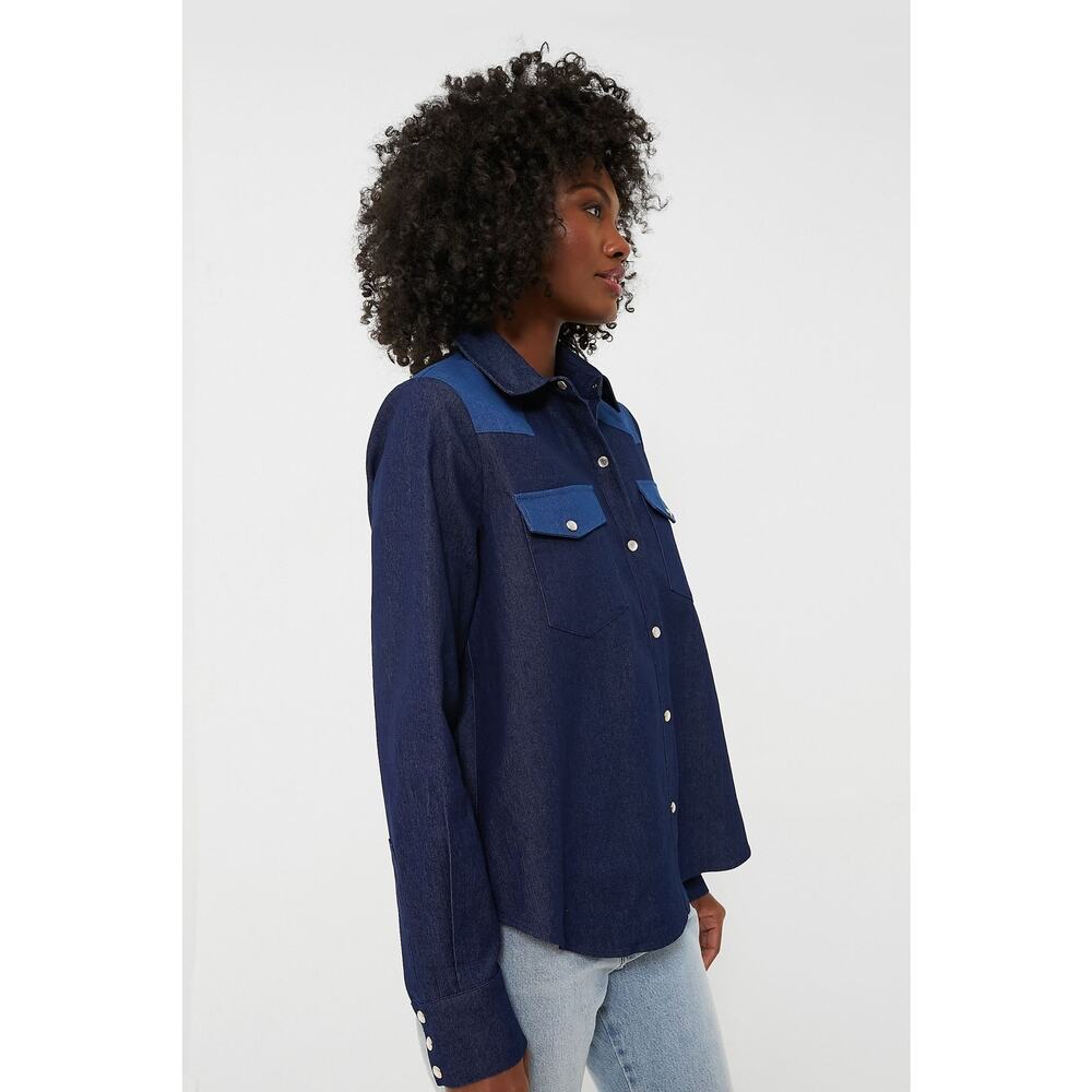 Tuckernuck Steele Shirt - M - Chambray - Picture 6 of 8